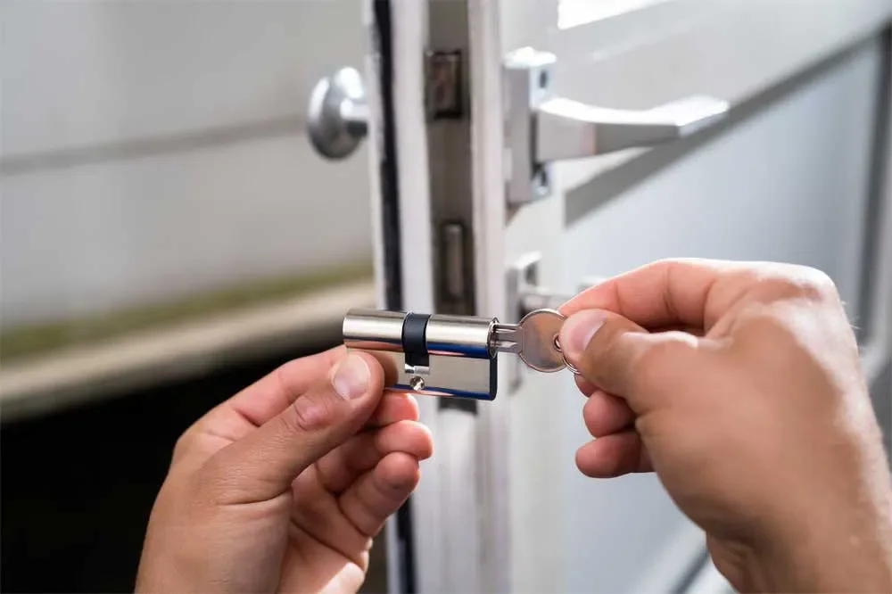 Modern door lock and cylinder